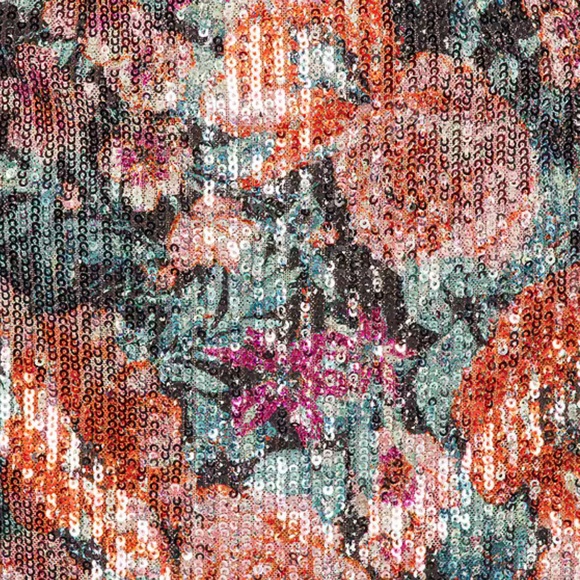 For Love And Lemons Ladonna Mini Dress in Multi Color Sequins - Picture 7 of 13